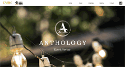 Desktop Screenshot of anthology-events.com